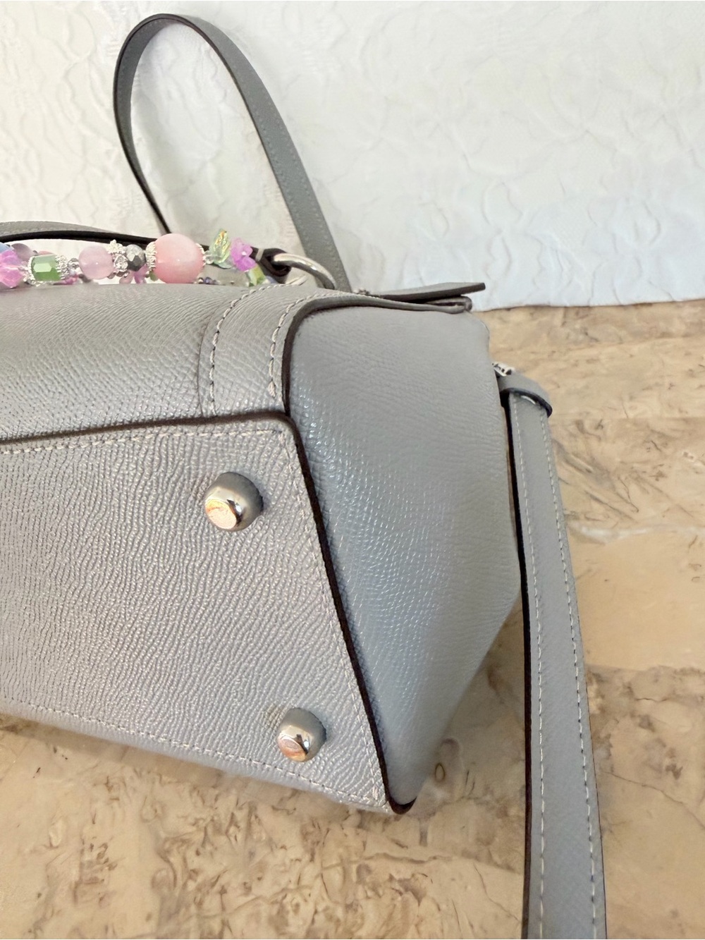 Coach Leather Kailey  In Gray - Picture 8 of 11